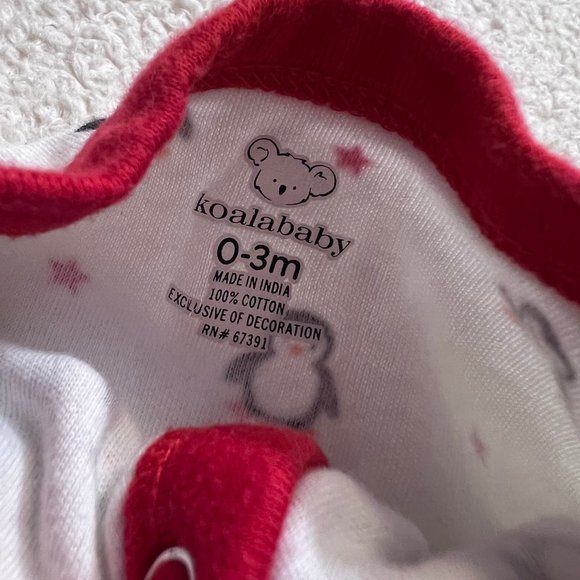 Koala Baby Penguin Footie 0-3 Months - Picture 5 of 6